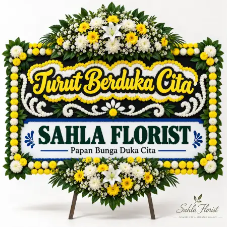 Papan Bunga Duka Krian