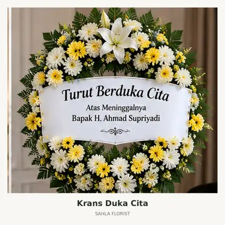 Krans Bunga Duka Krian